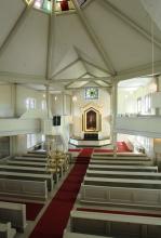 Tuusniemen kirkko, sisäkuva