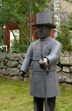 Temmeksen kirkko, patsas