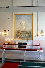 Utajärven kirkko, alttari