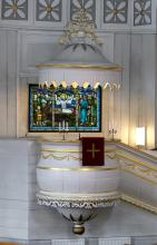 Vetelin kirkko, saarnatuoli