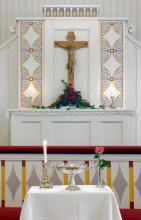 Vieremän kirkko, kastemalja