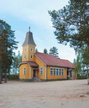 Virtain kirkko, ulkokuva